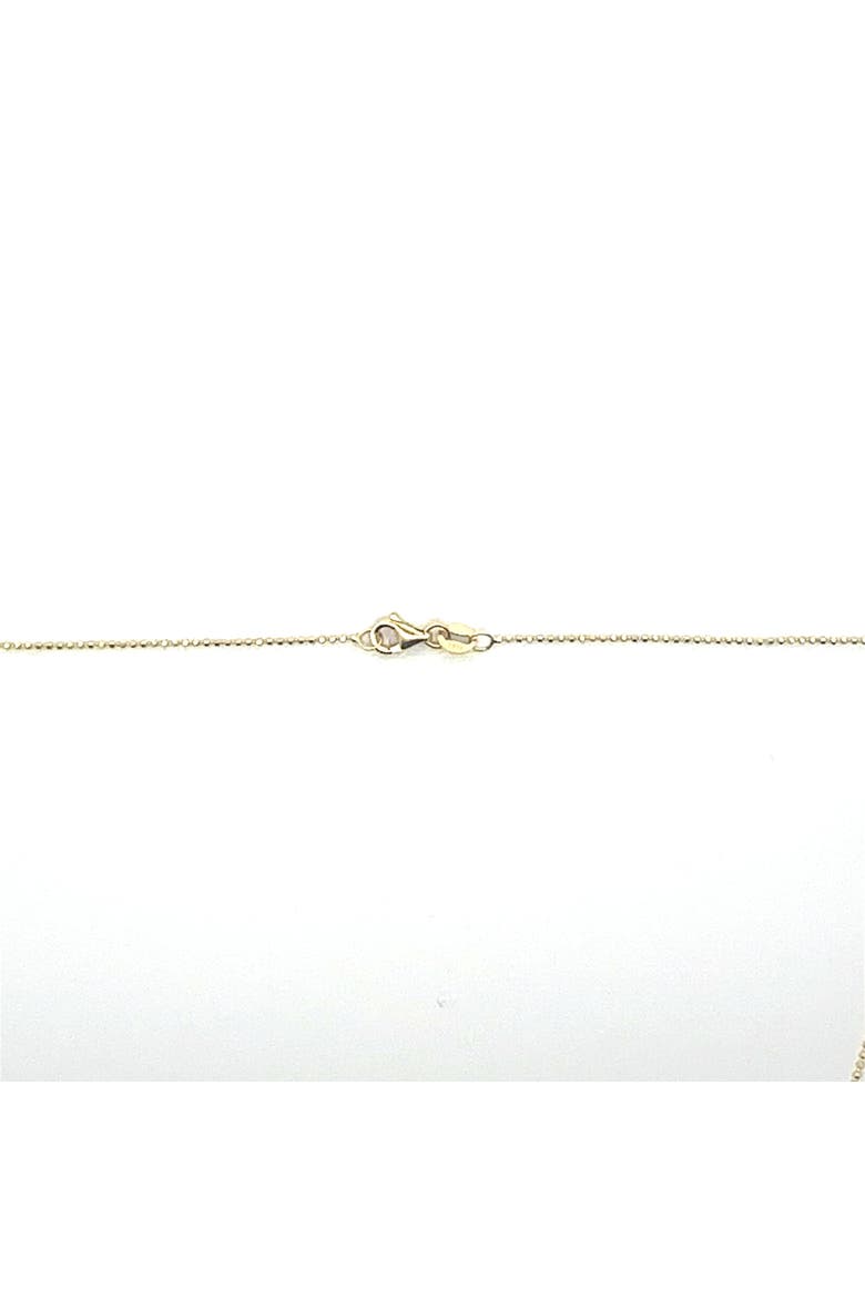 14K Yellow Gold 1mm Diamond Cut Moon Chain Necklace 18 Inch, Alternate, color, Yellow