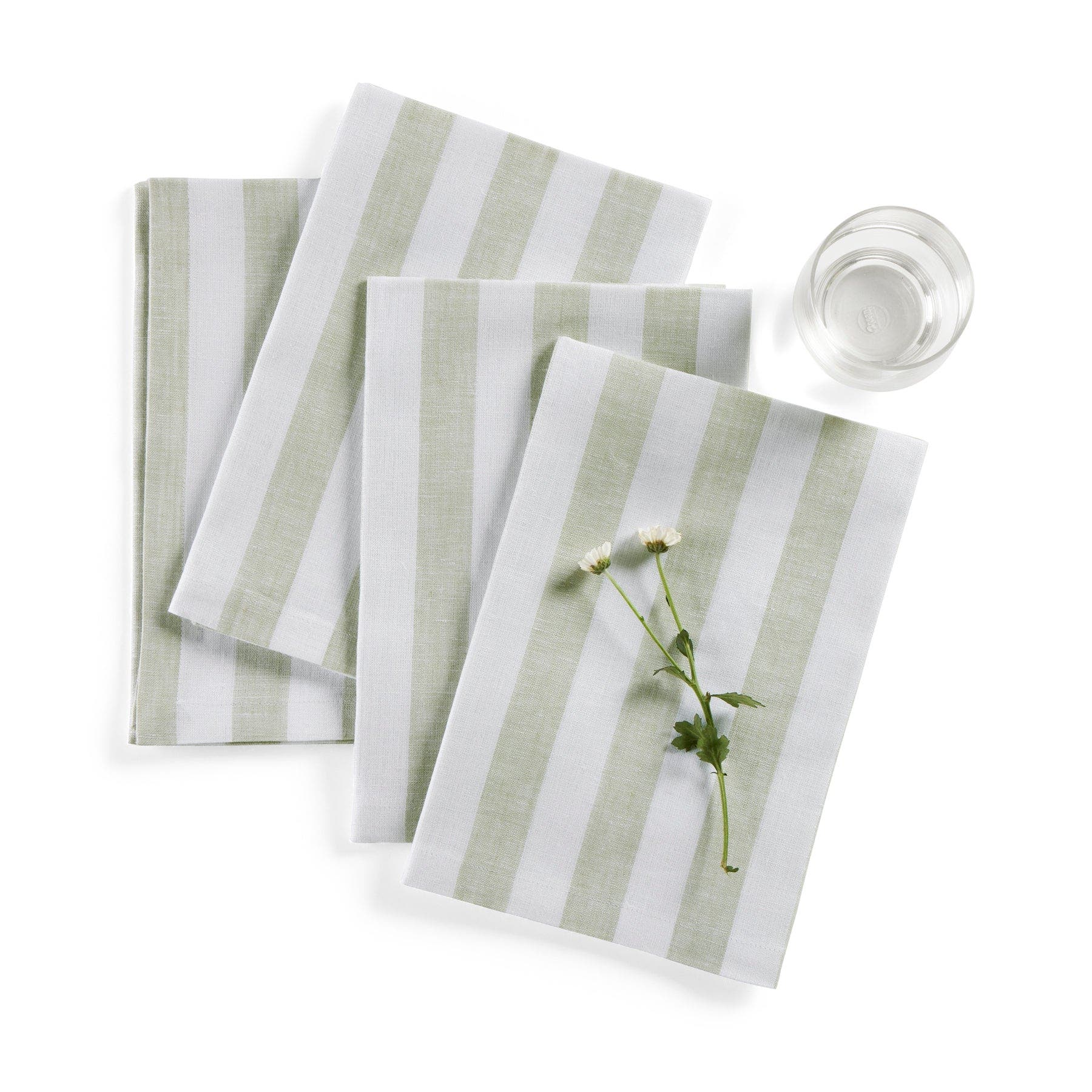 Sage and White