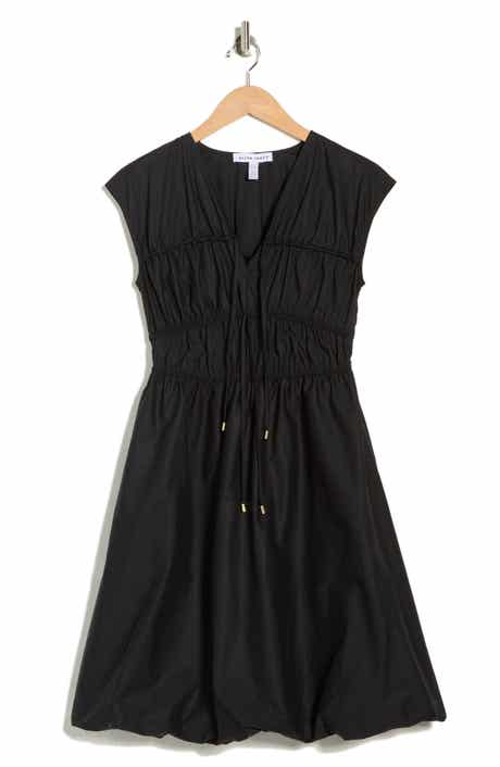 Ellen Tracy Poplin Cotton Bubble Dress