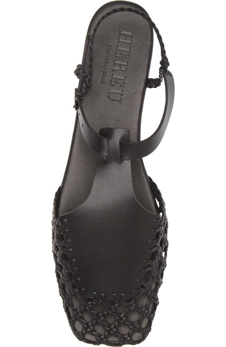 HEREU Reixa Woven T-Strap Sandal, Alternate, color,