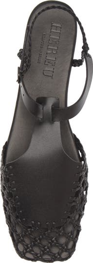 HEREU Reixa Woven T-Strap Sandal (Women) | Nordstrom