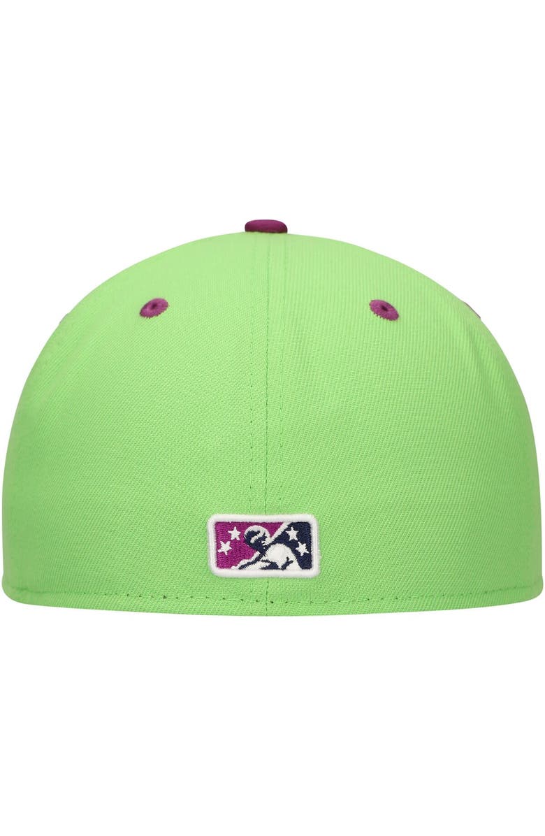 New Era Men's New Era Neon Green Viñeros de Tri-City Copa de la Diversión 59FIFTY Fitted Hat, Alternate, color, Neon Green