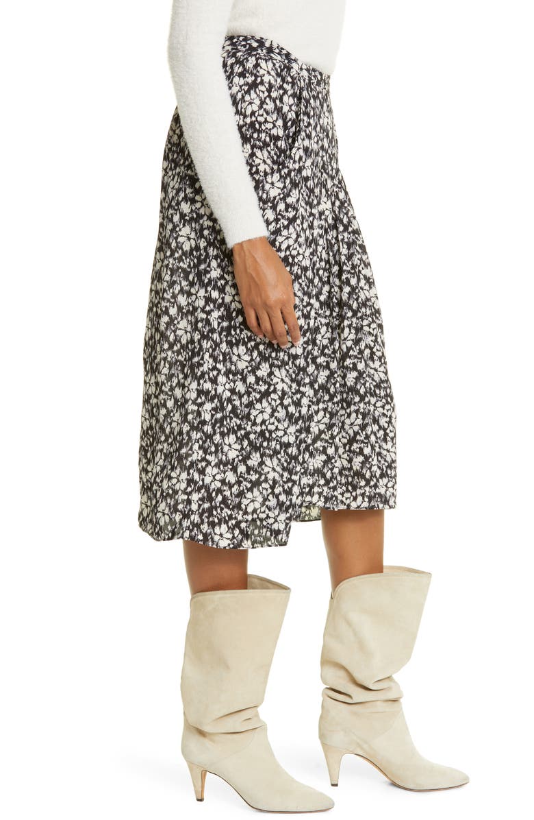 Isabel Marant Étoile Eolia Floral Skirt, Alternate, color, 