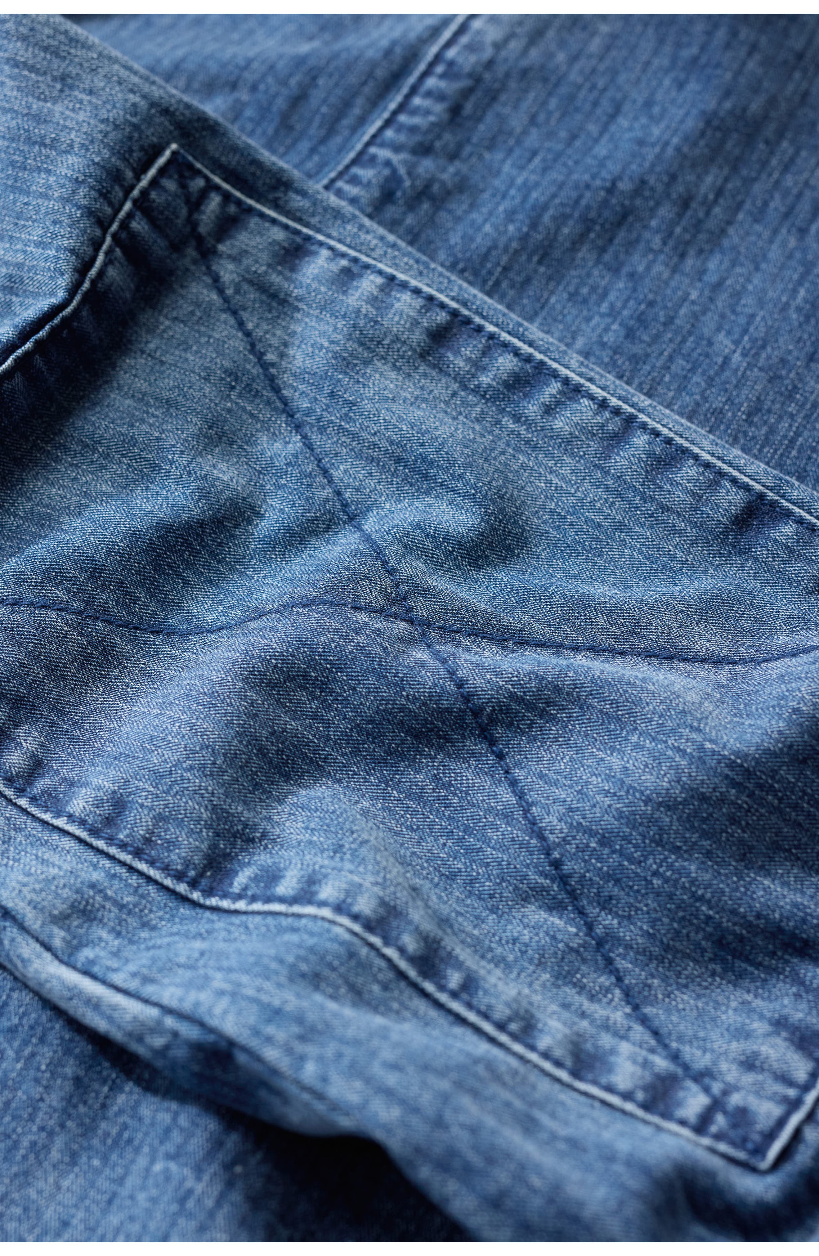 Seasalt Cornwall Tin Stream Denim Work Jacket — фото 4