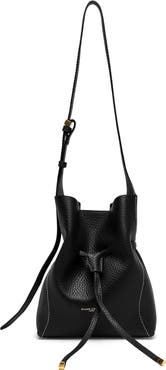 Gianni Chiarini Sienna Leather Drawstring Bucket Bag