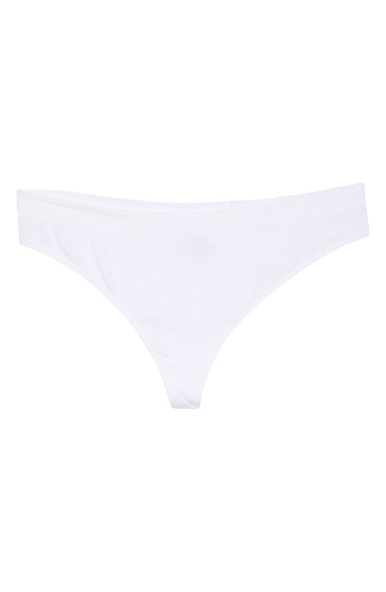 MeUndies FeelFree Thong, Alternate, color, White