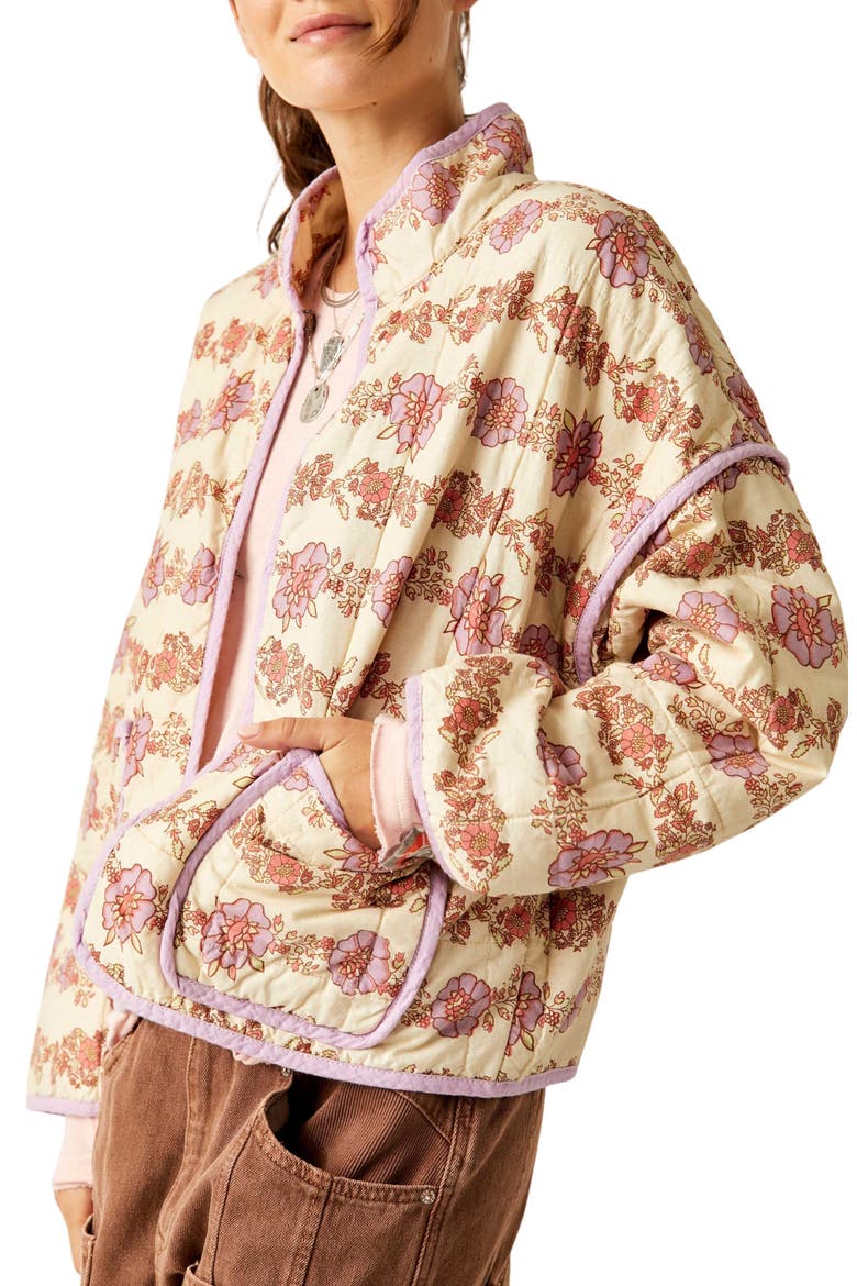 Chloe Print Jacket, Alternate, color, TEA COMBO