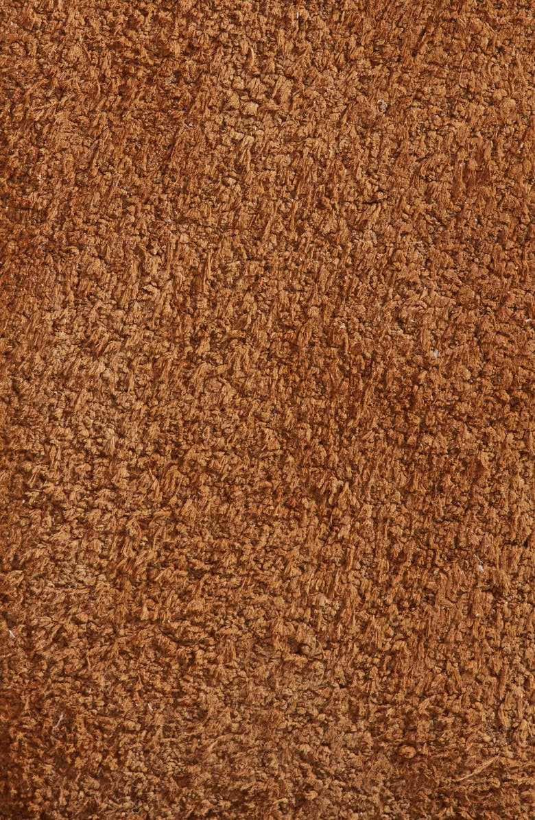 Ralph Lauren Purple Label RL Buckle Calf Suede Belt, Alternate, color,