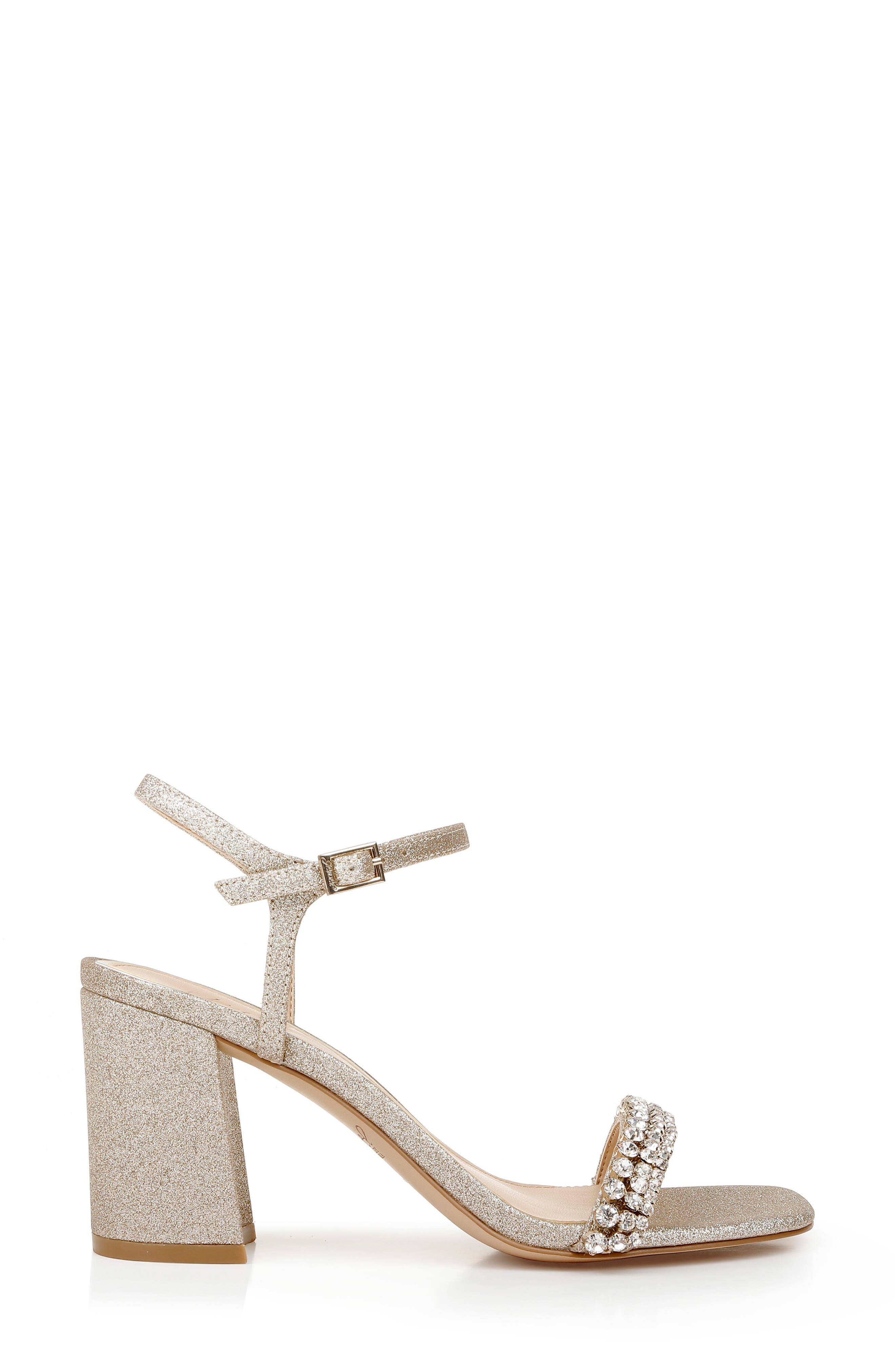 Lori Ankle Strap Sandal, Alternate, color, LIGHT GOLD