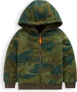 Mini Boden Kids' Fleece Lined Zip Hoodie