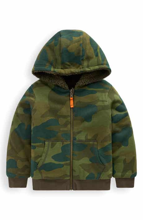 Mini Boden Kids' Fleece Lined Zip Hoodie
