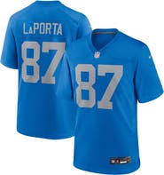 Nike Men's Nike Sam LaPorta  Blue Detroit Lions Alternate Game Jersey