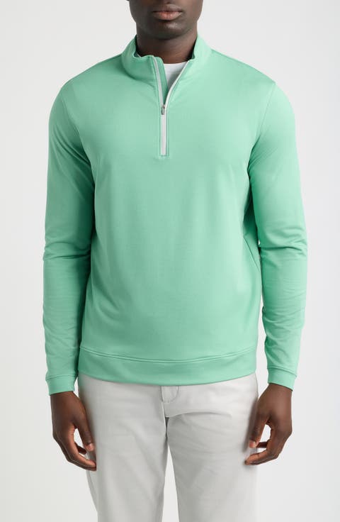Perth Mélange Performance Quarter-Zip Pullover