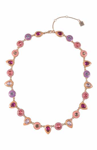 Laundry by Shelli Segal Crystal & Enamel Collar Necklace