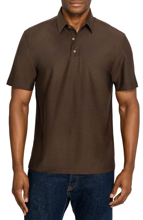 Solid Mapleton Luxe Cross Dyed Polo