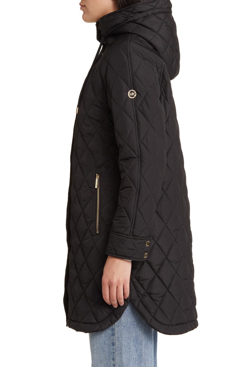 Michael Kors Quilted Water Resistant 450 Fill Power Down Jacket, Alternate, color, 