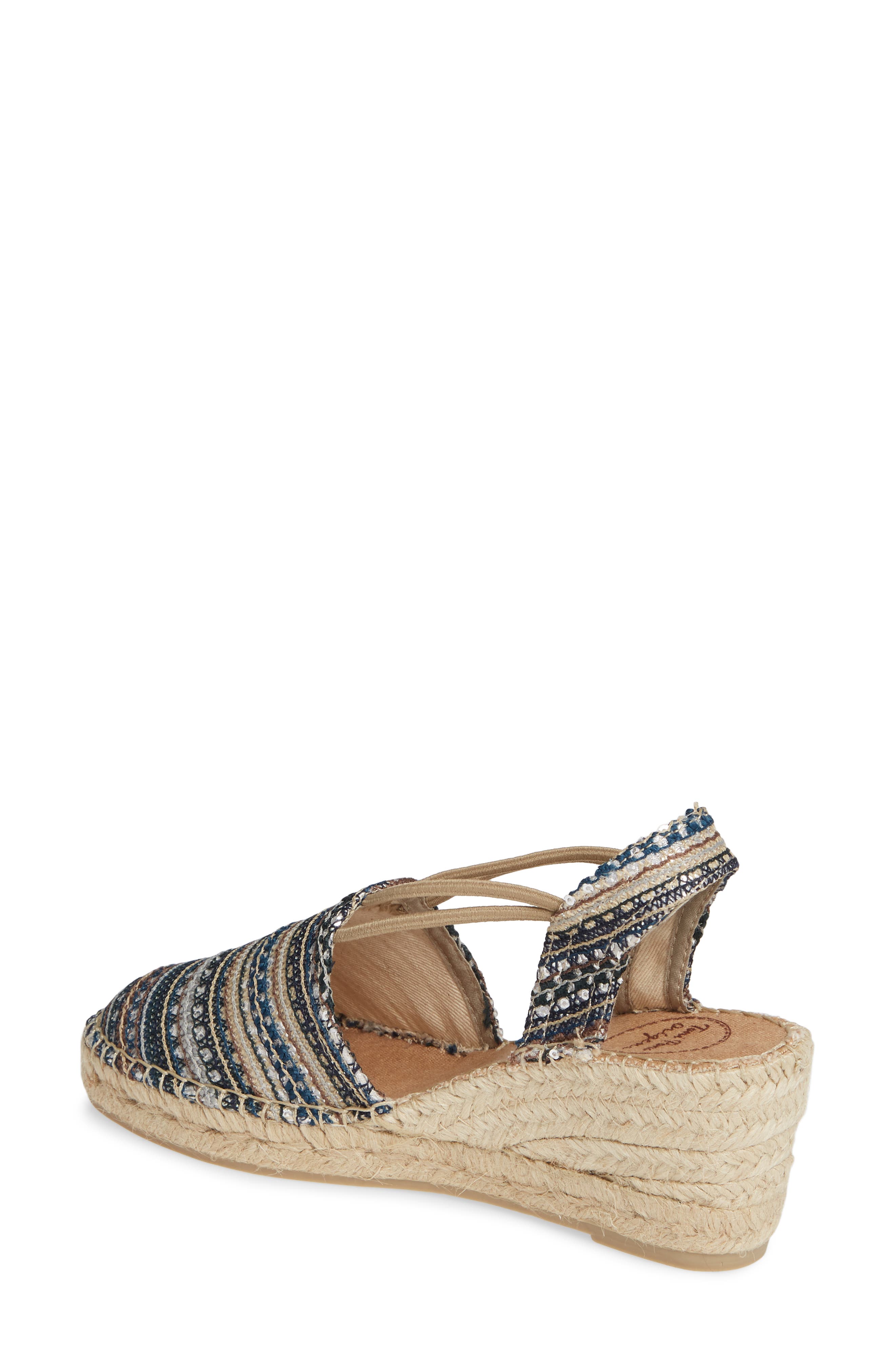 Tania Espadrille Wedge, Alternate, color, TAUPE FABRIC
