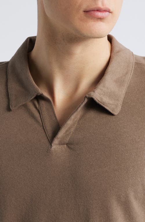 MERZ B SCHWANEN MERZ B SCHWANEN JOHNNY COLLAR LINEN & ORGANIC COTTON POLO 