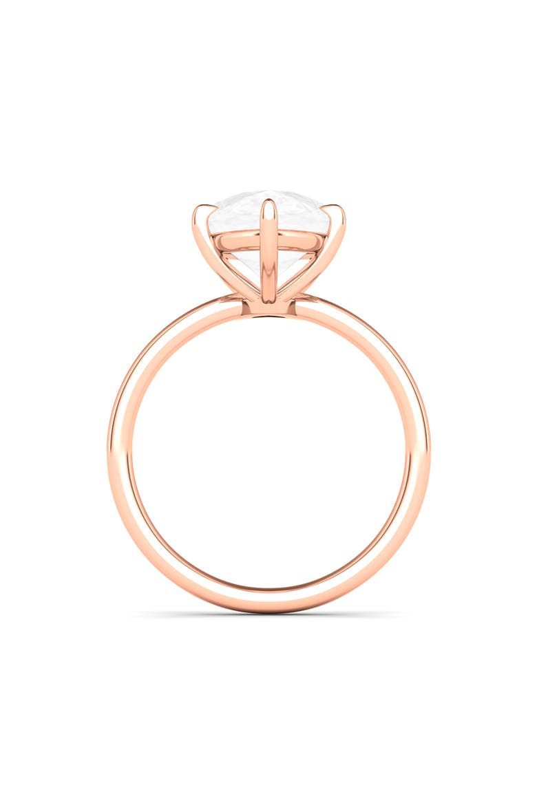 Pear Cut Lab Grown Diamond Ring, Alternate, color, 18K ROSE GOLD