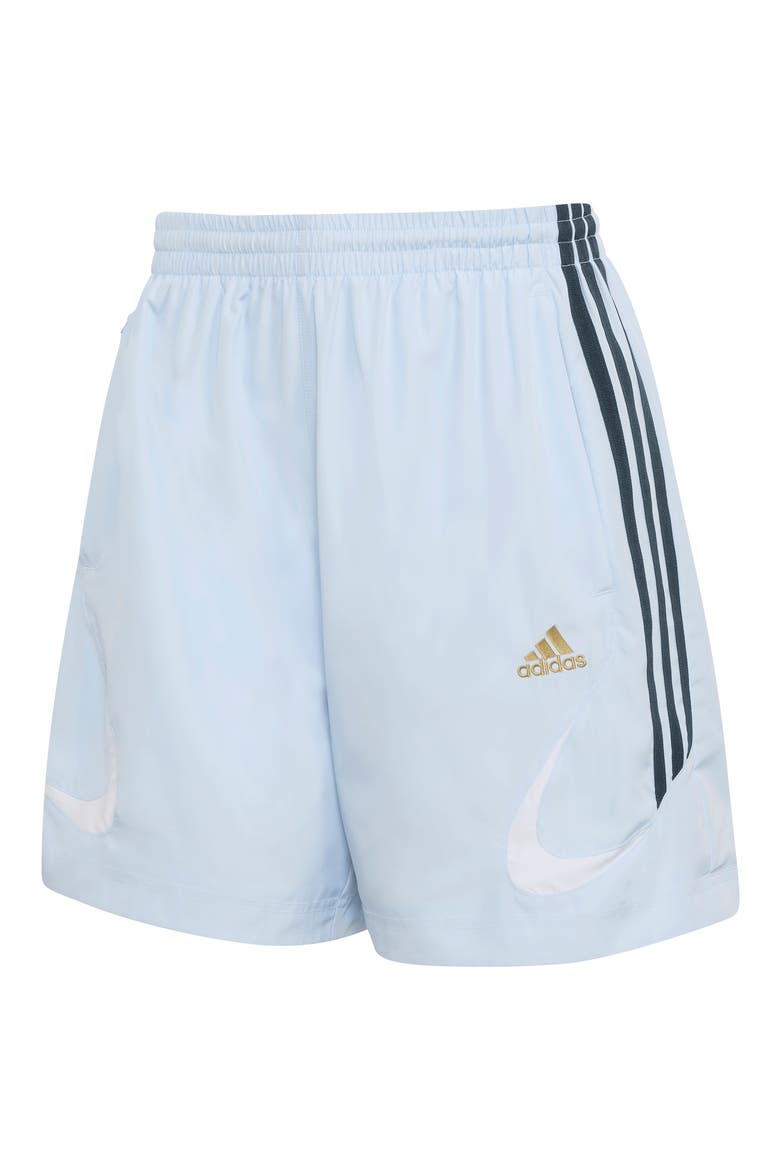 Teamgeist Adicolor Shorts, Alternate, color, CRYSTAL SKY/AURORA INK