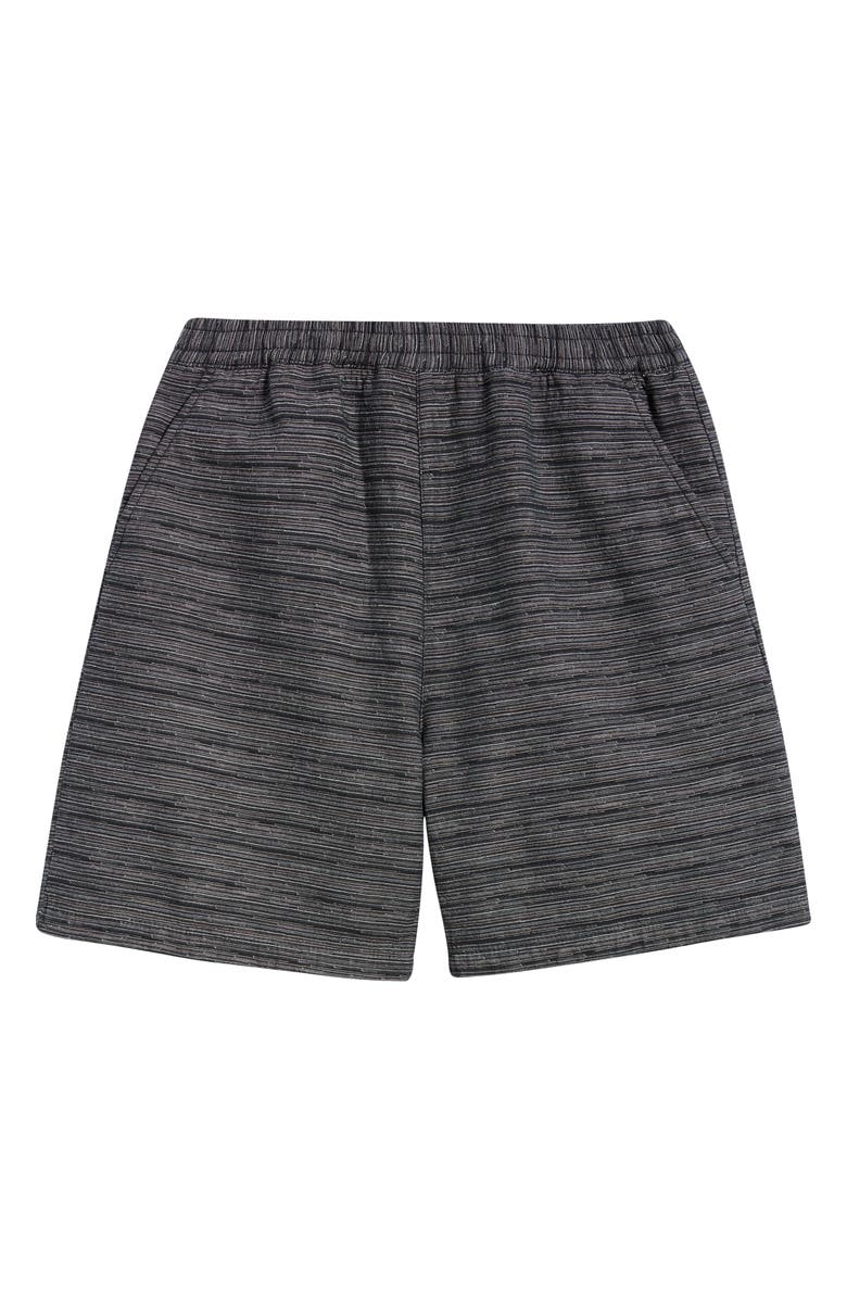 Carhartt Work In Progress Gellar Cotton Jacquard Shorts, Alternate, color, Gellar Strip/Black Rinsed
