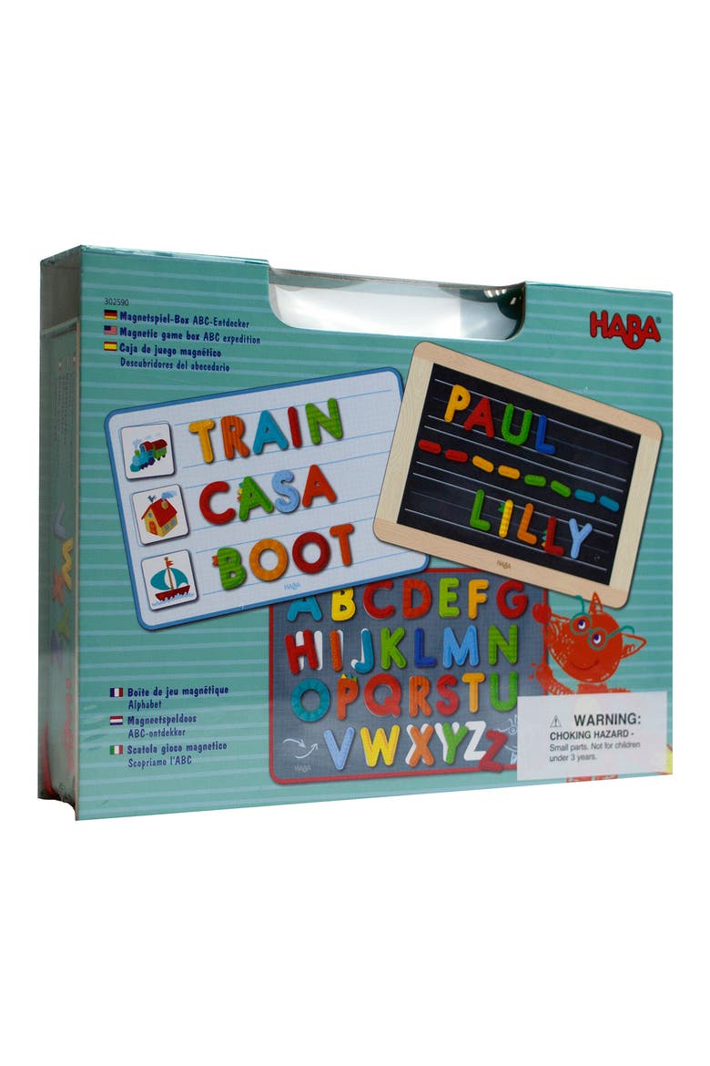 ABC Expedition Magnetic Game Box, Main, color, BLUE