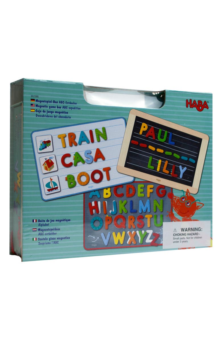 HABA ABC Expedition Magnetic Game Box, Main, color, 