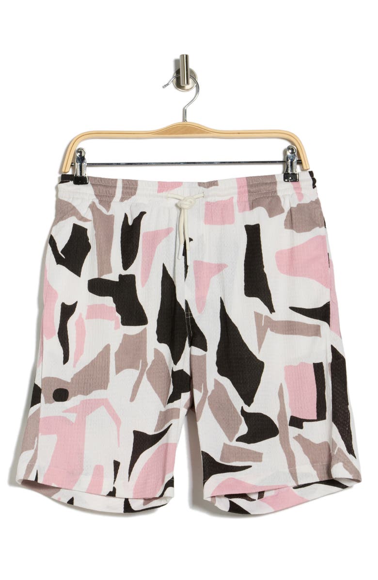 T.R. PREMIUM Drawstring Shorts, Main, color, White