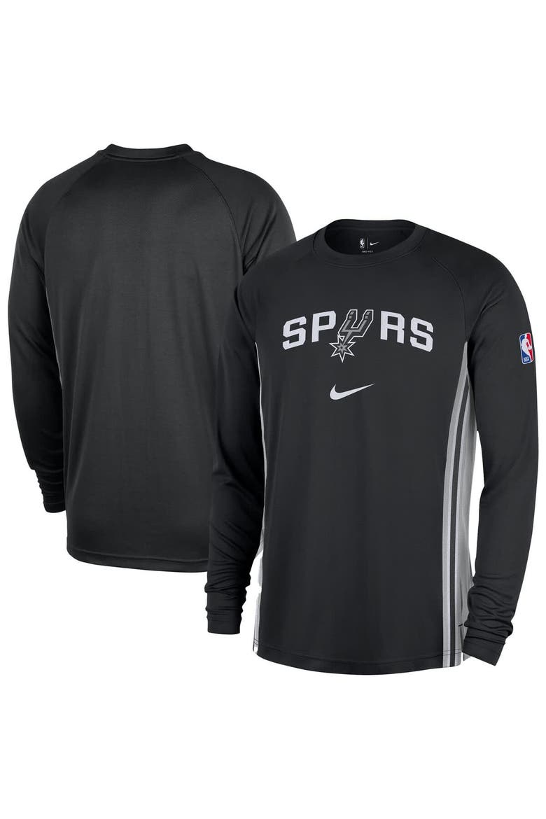 Nike Men's Nike Black San Antonio Spurs 2025/26 Authentic Pre-Game
