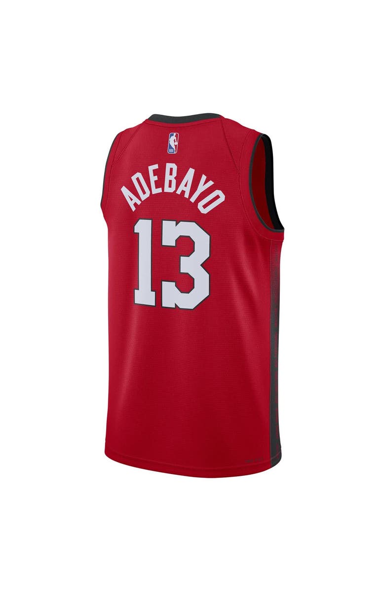 Nike Unisex Nike Bam Adebayo Red Miami Heat 2024/25 Swingman Player Jersey - City Edition, Alternate, color, 