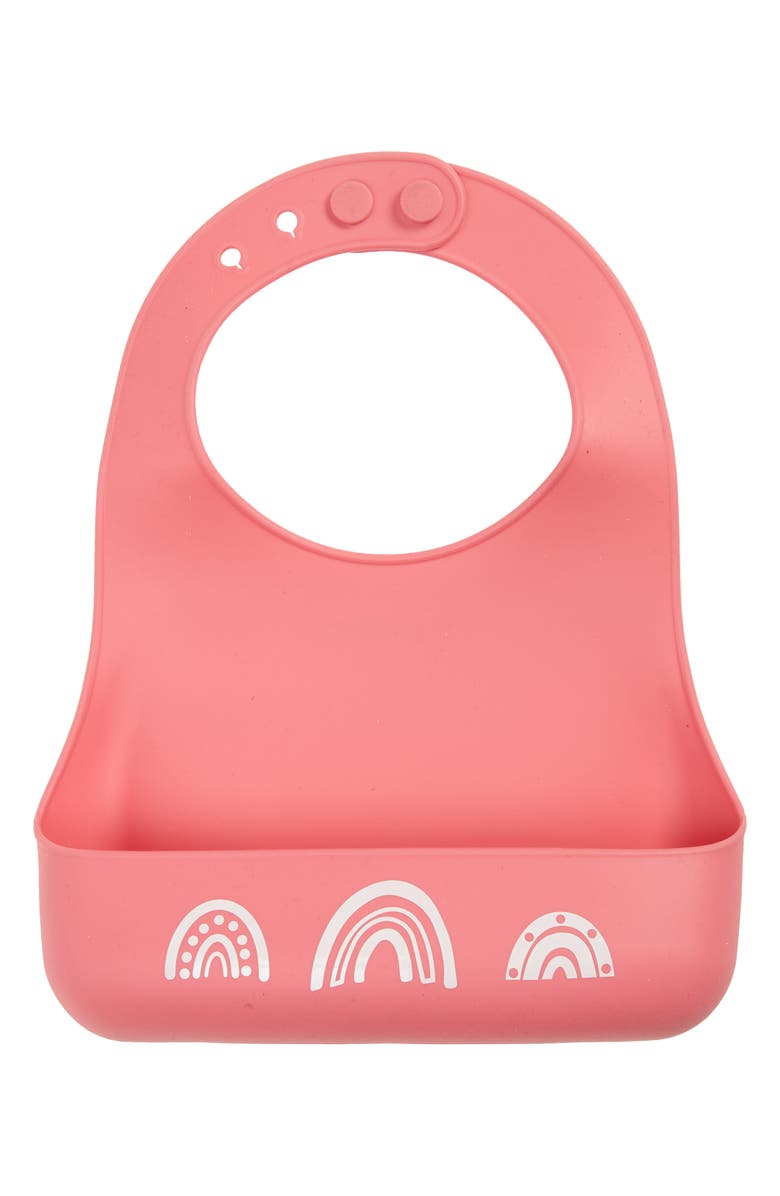 Bella Tunno Chasing Rainbows Little Bites Bib, Main, color, 
