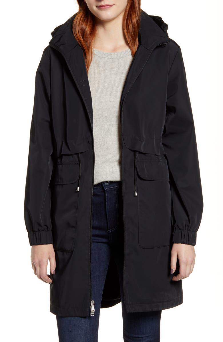 Kristen Blake Hooded Raincoat, Main, color, 