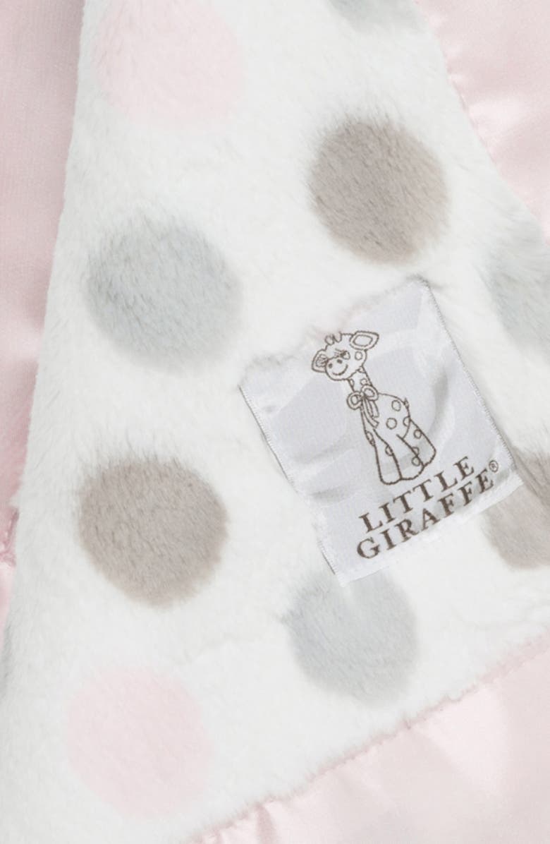 Little Giraffe 'Luxe Dot' Blanky, Alternate, color, Pink