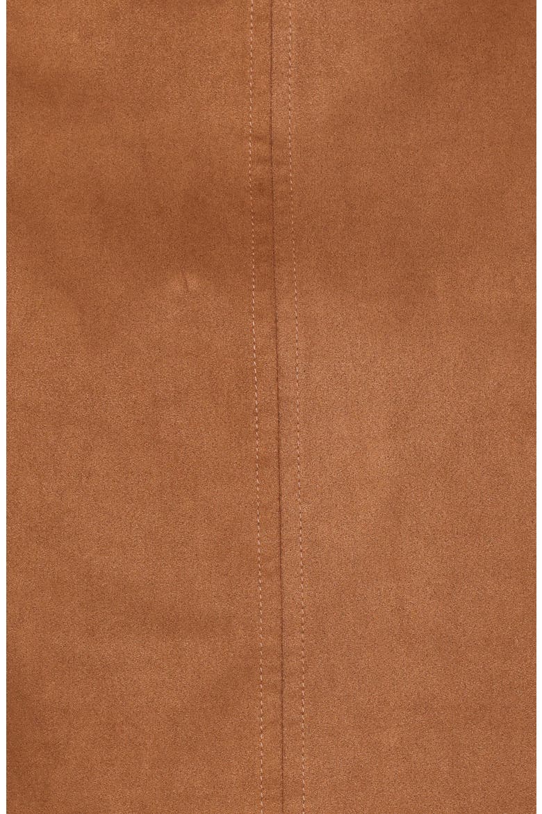 Charles Sleeveless Faux Suede Top, Alternate, color, CAMEL