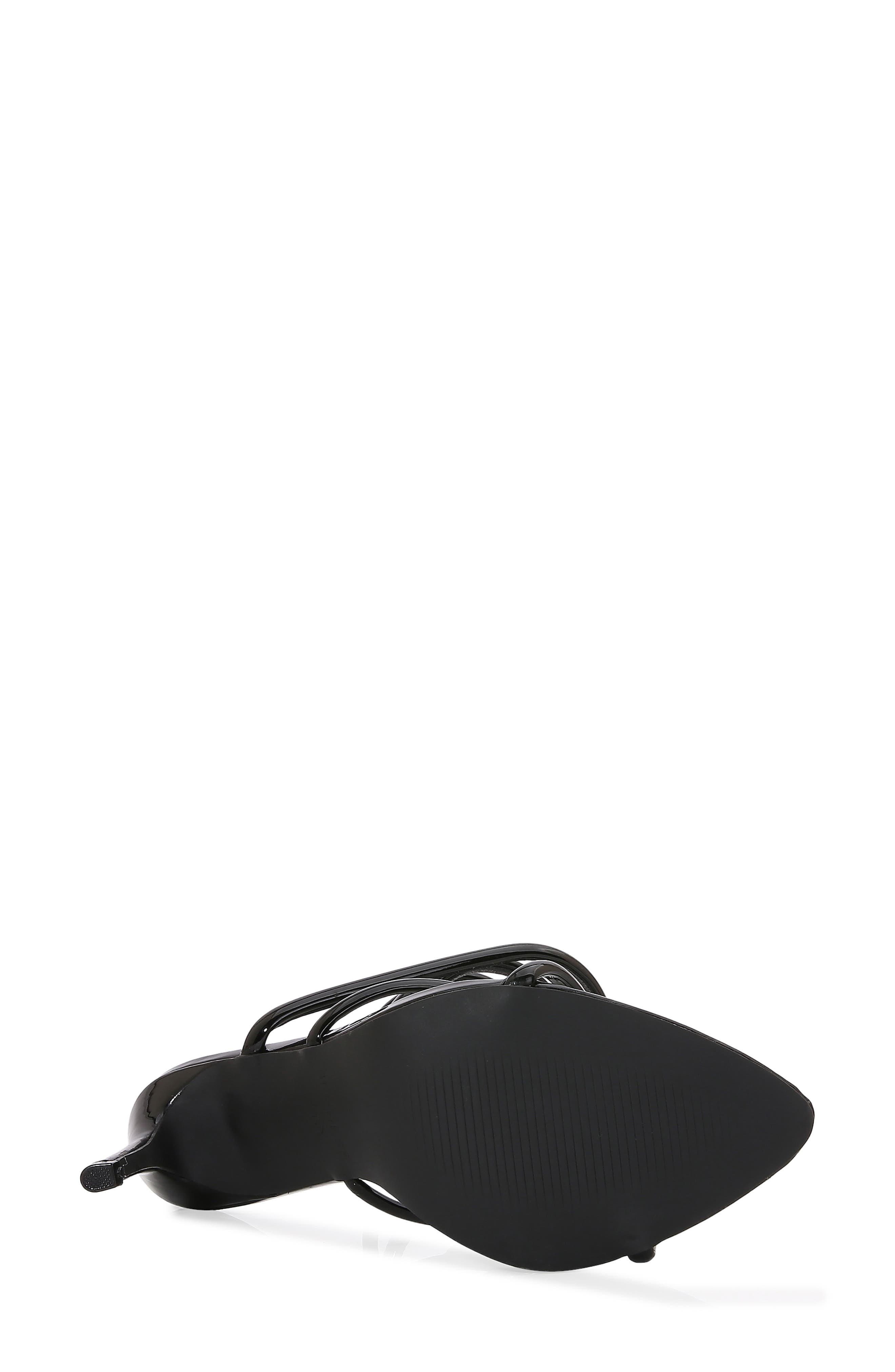 BERNESS Ankle Wrap Sandal, Alternate, color, Black