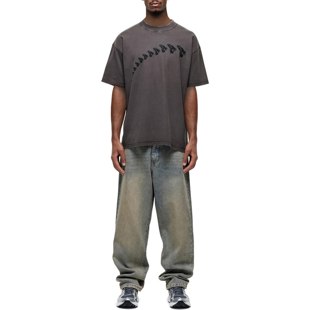 Good For Nothing Drift Washed Printed T-Shirt in Taupe  product