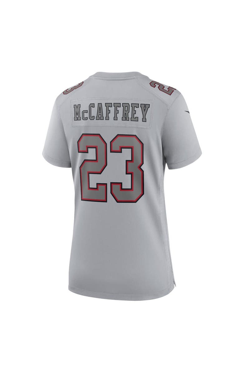 Nike Women's Nike Christian McCaffrey Gray San Francisco 49ers Super Bowl LVIII Atmosphere Fashion Game Jersey, Alternate, color,