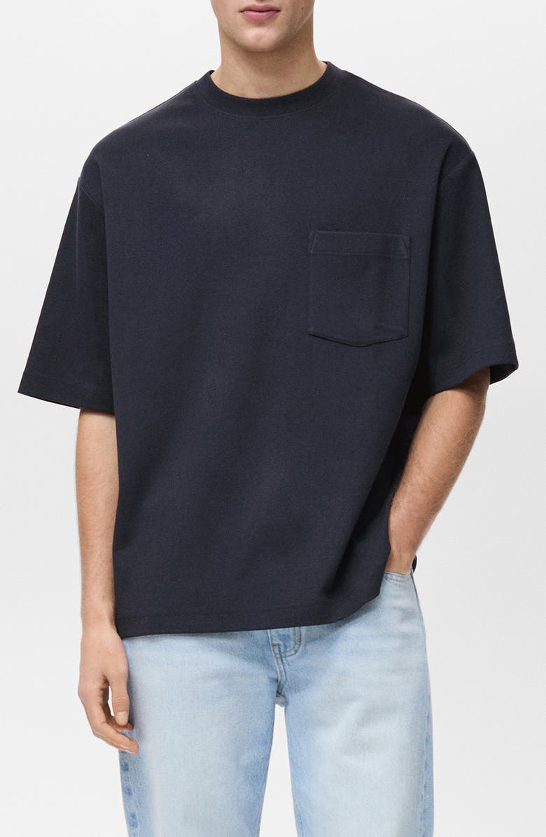 MANGO Oversize Cotton T-Shirt, Main, color, 