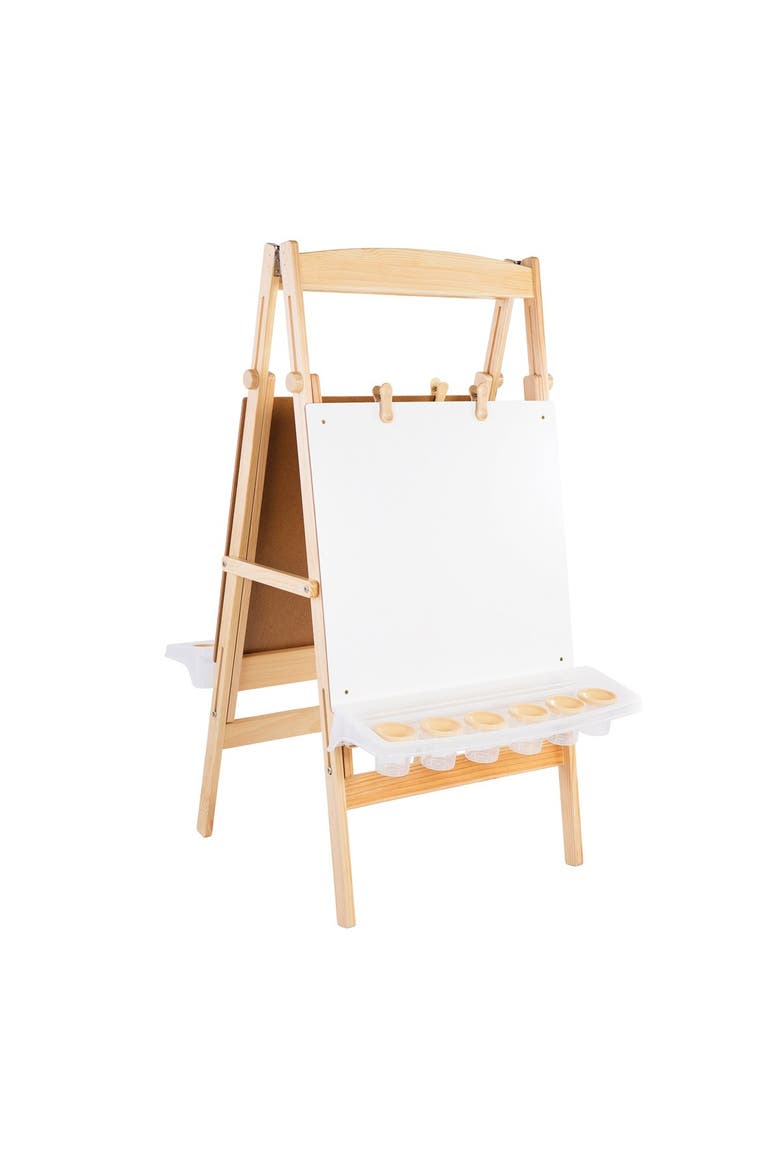 2-Sided Adjustable Easel, Alternate, color, White