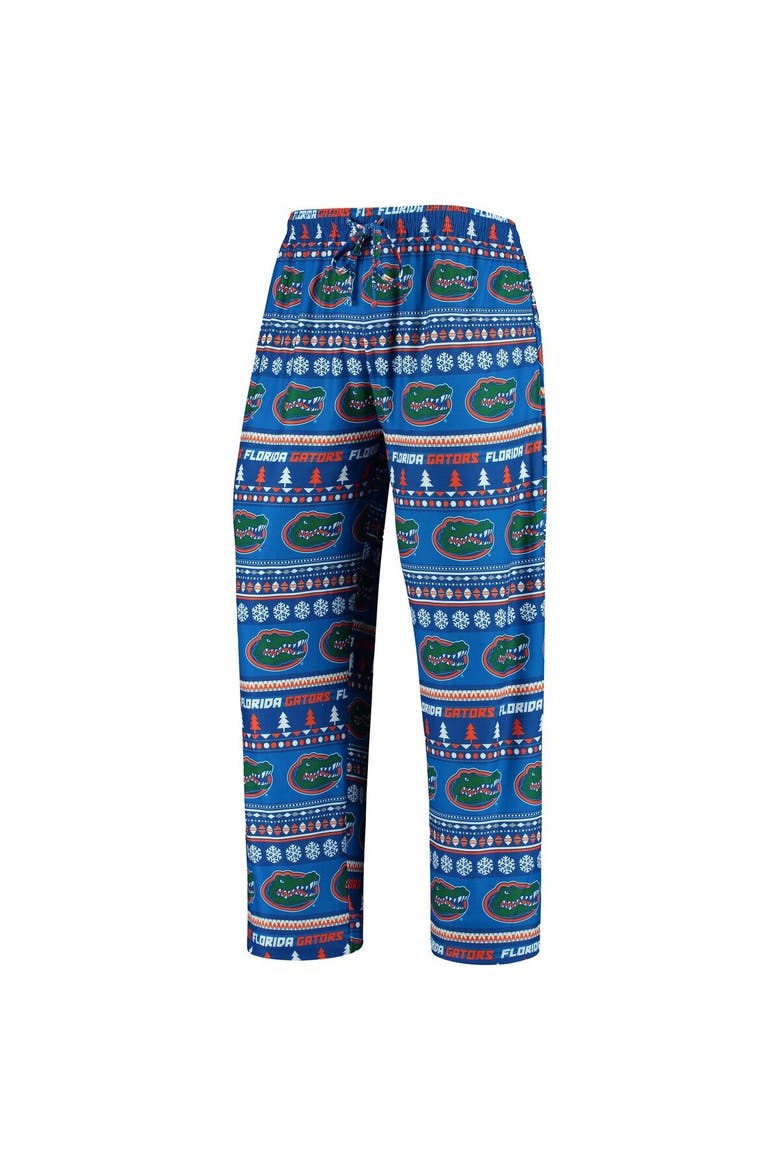 Men's Concepts Sport Royal Florida Gators Ugly Sweater Knit Long Sleeve Top and Pant Set, Alternate, color, Royal