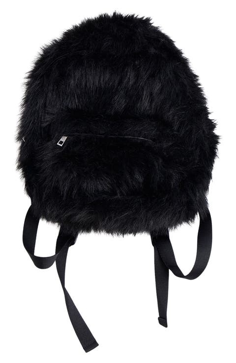 Faux Fur Backpack