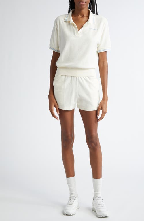 Sporty And Rich Sporty & Rich Src Cotton Terry Shorts In Coconut