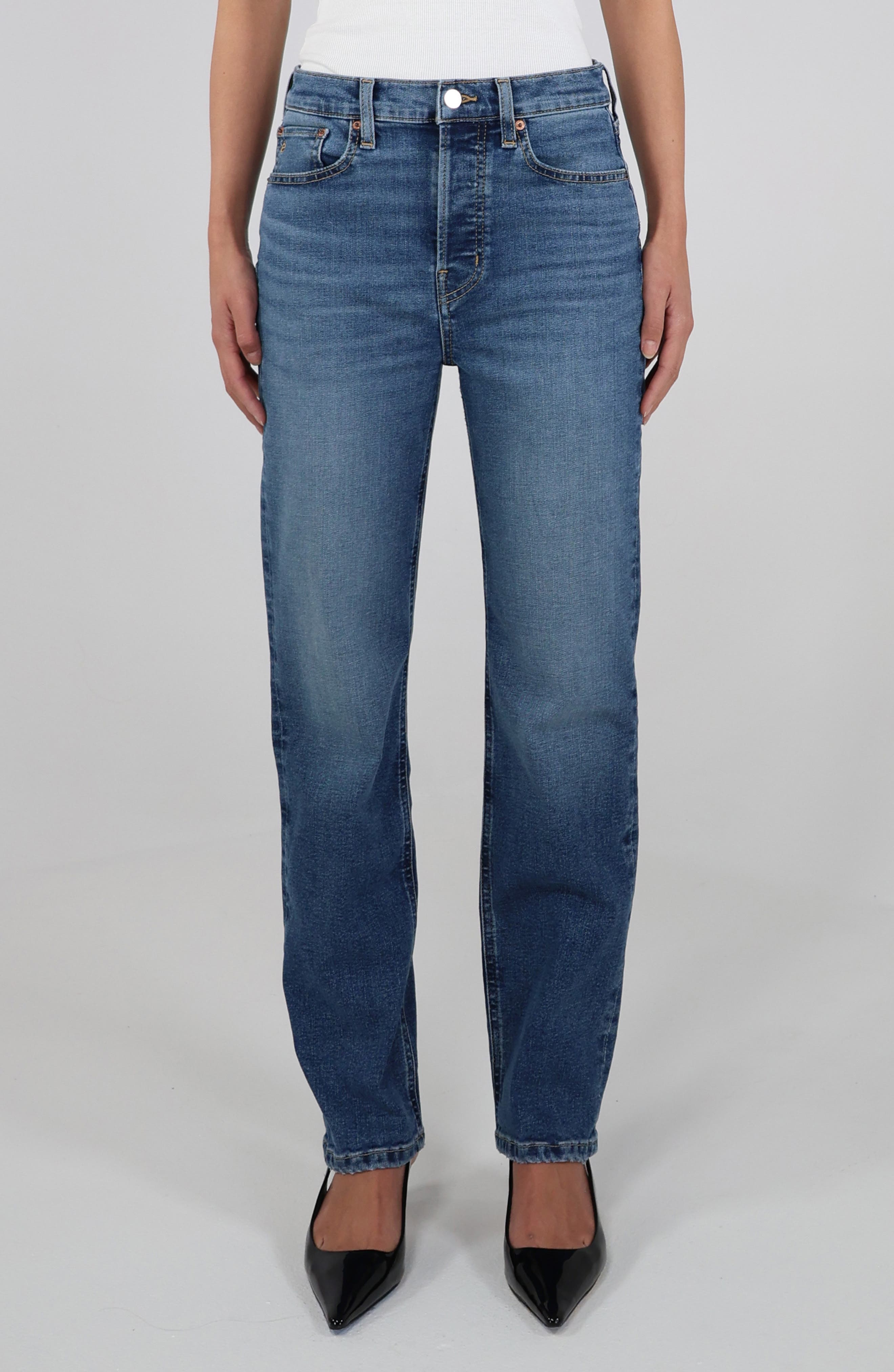 ÉTICA Tyler High Waist Straight Leg Jeans