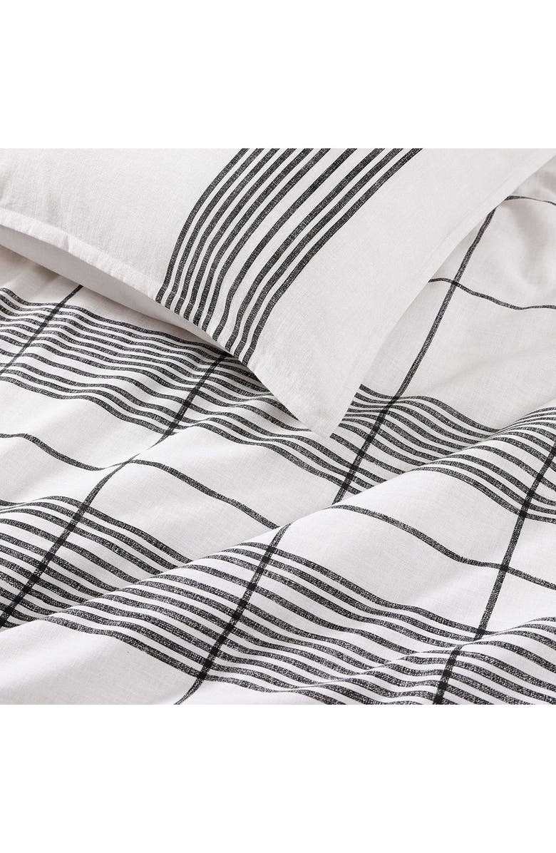 Tommy Hilfiger Brooklyn Heights Cotton Percale Comforter & Shams Set, Alternate, color, White/ Grey