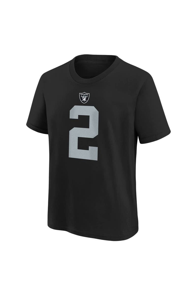 Nike Youth Nike Ashton Jeanty Black Las Vegas Raiders 2025 NFL Draft First Round Pick Name & Number T-Shirt, Alternate, color, Black