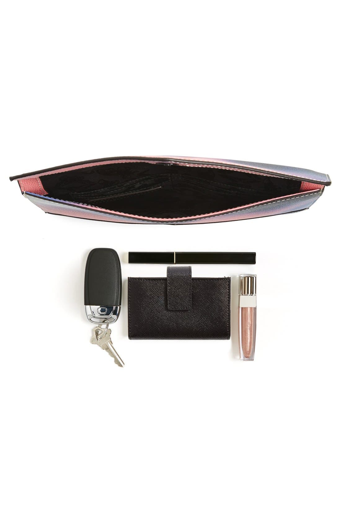 'Leo' Envelope Clutch, Alternate, color, GRAFFITI PRINT