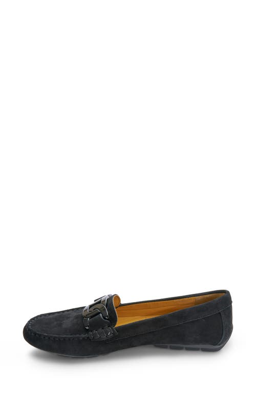 Vaneli Aiker Driving Loafer In Black Suede