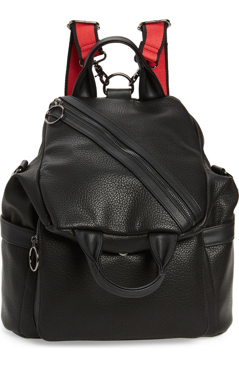 Like Dreams Wander Faux Leather Convertible Backpack, Main, color,