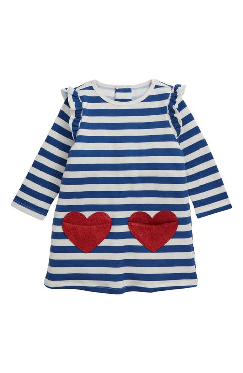 Kids' Fidget Pocket Long Sleeve Dress (Toddler)