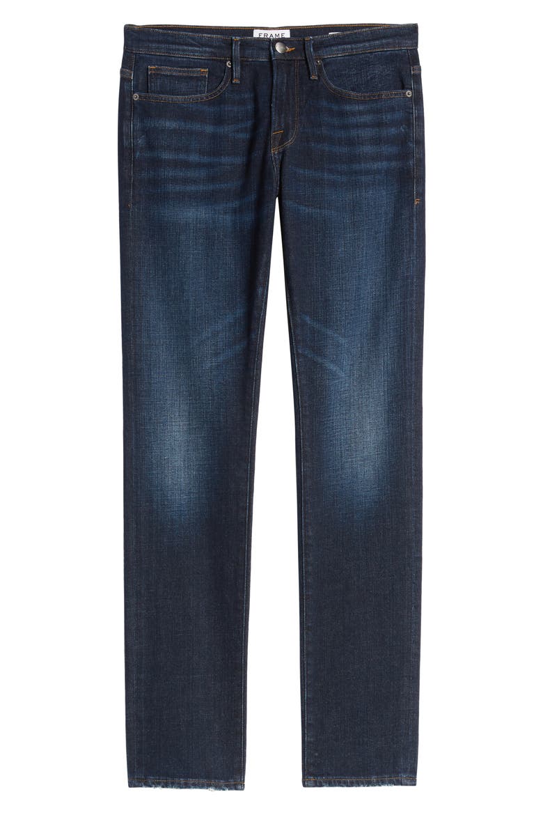 L'Homme Slim Fit Jeans, Alternate, color, BALTIC